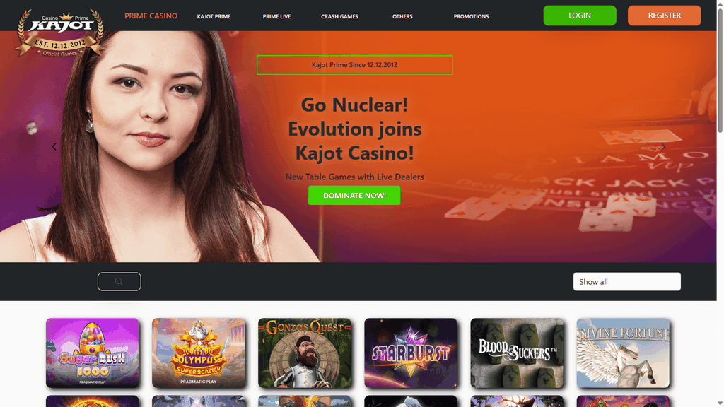 Kajot Online kasino 2026